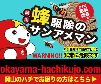 ハチ駆除のサンアメマン